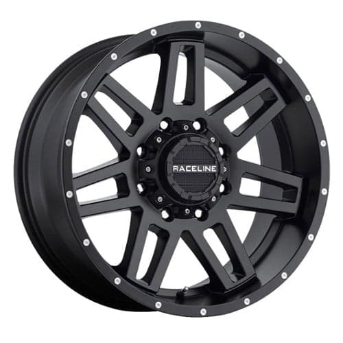 Raceline 931B Injector 16x8 5x114.3 0 ET 78.1 CB Black (931B-68012-00)