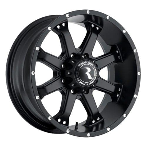 Raceline 991B Assault 16x8 5x114.3 0 ET 78.1 CB Black (991B-68012-00)