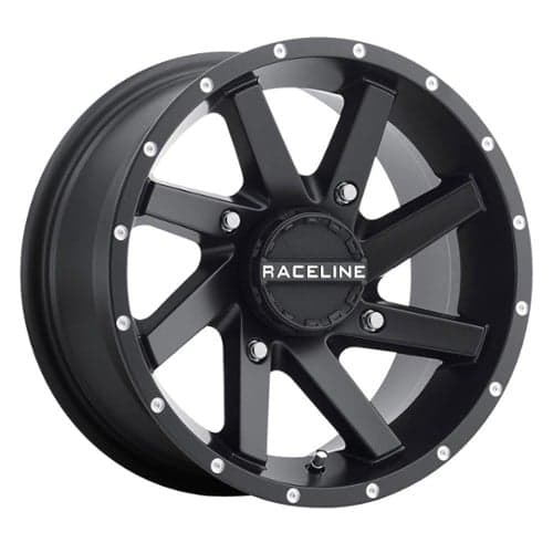 Raceline A82B Twist ATV/UTV 14x7 4x137 0 ET 110.2 CB Black (A82B-47037-52)