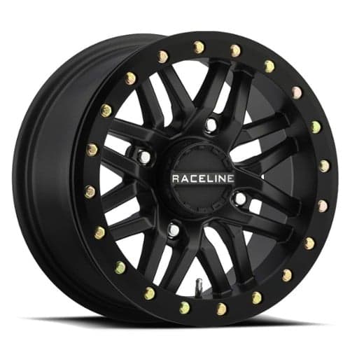 Raceline A91B Ryno Beadlock 14x7 4x137 0 ET 132 CB Black (A91B-47037-52)