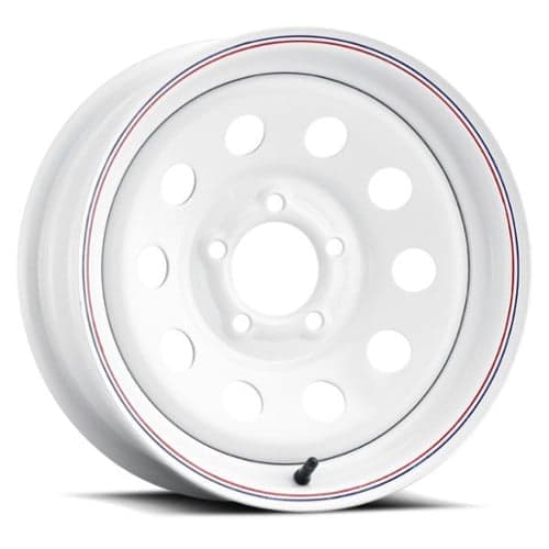 Allied Wheel 27 Mod 12x4 4x101.6 0 ET 71.6 CB White (2724040-S)