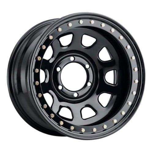 Allied Wheel 54B Daytona 15x8 5x114.3 -19 ET 82.6 CB Black (54B-58012)