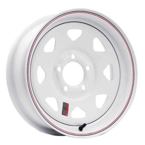 Allied Wheel 2-Piece 80 8 Spoke 12x4 5x114.3 -3 ET 2.95 CB White (8024012)