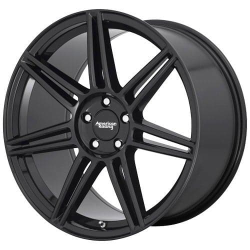 American Racing AR935 Redline 18x8 5x114.3 38 ET 72.56 CB Gloss Black (AR93588012338)