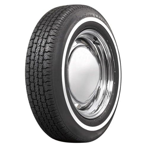 American Classic Narrow Whitewall Radial 165R15 86S WW (579816C)