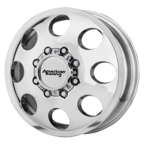 American Racing AR204 Baja Dually (Front) 16x6 8x165.1 111 ET 125.5 CB Polished (AR204660801111)