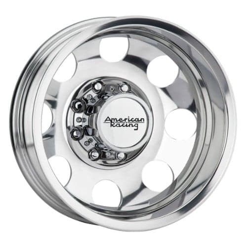 American Racing AR204 Baja Dually (Rear) 16x6 8x165.1 -134 ET 125.5 CB Polished (AR204660801134N)