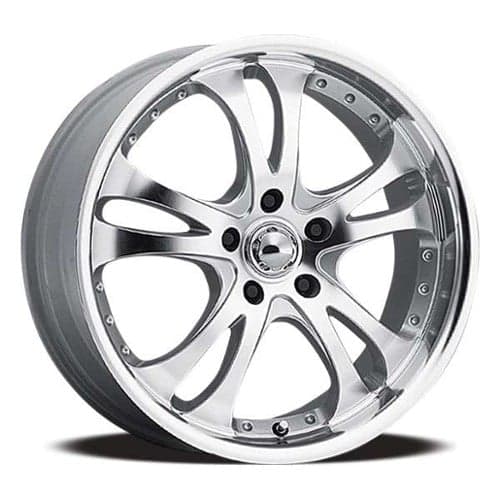 American Racing AR383 Casino 17x7.5 5x114.3 45 ET 72.56 CB Silver (AR38377566)