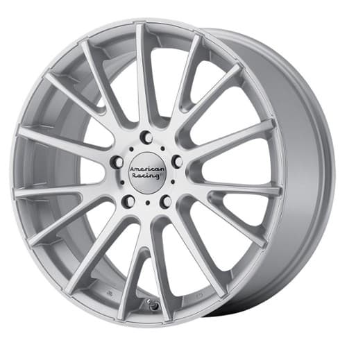 American Racing AR904 15x7 5x114.3 40 ET 72.56 CB Bright Silver / Machined Face (AR90457012440)