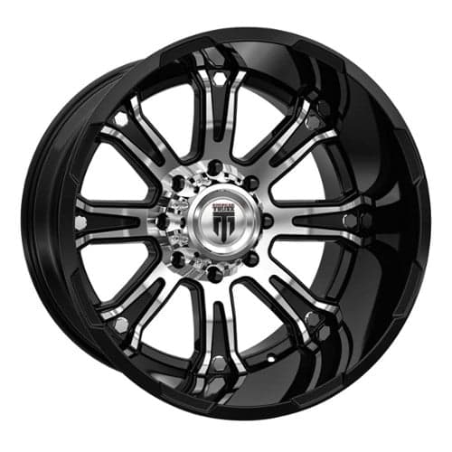 American Truxx AT154 Bomb 22x14 6x135 -76 ET 87.1 CB Black/Machined (AT154-22436BM-76)