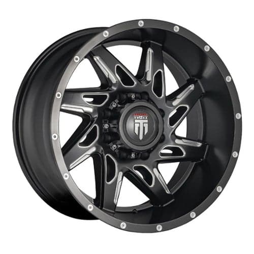 American Truxx AT183 Spyder 20x10 8x170 -24 ET 125.2 CB Black/Milled (AT183-2170M-24)