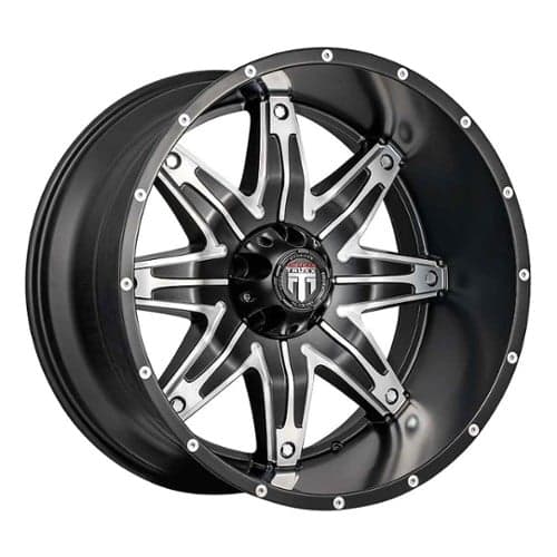 American Truxx AT185 Lonestar 22x12 5x127 -44 ET 78.1 CB Black/Machined (AT185-22273BM-44)