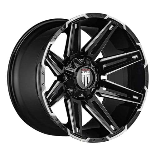 American Truxx AT1903 Boom 18x9 8x165.1 -12 ET 125.2 CB Black/Milled (AT1903-8981M-12)