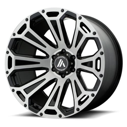 Asanti AB813 Cleaver 22x10 8x170 -12 ET 125.5 CB Black / Brushed (AB813-221087BB12N)