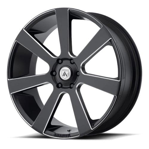 Asanti ABL-15 Apollo 26x10 6x135 30 ET 87.1 CB Satin Black Milled (ABL15-26106330BM)