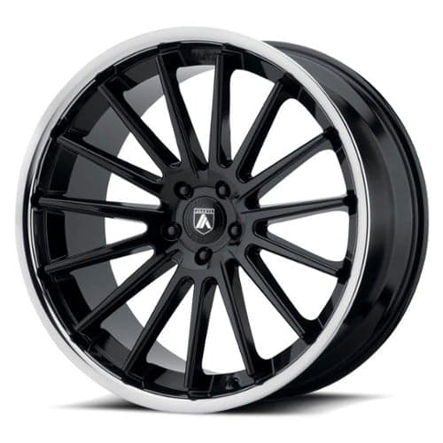 Asanti ABL-24 Beta 20x10.5 5x112 38 ET 72.56 CB Gloss Black Chrome Lip (ABL24-20055638BK)