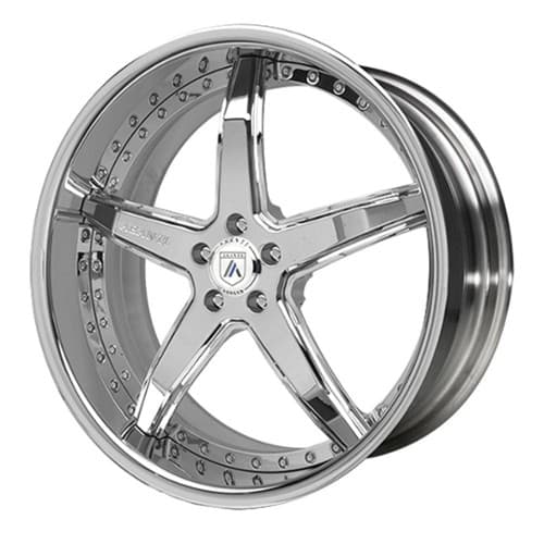 Asanti AF157 18x7 -127 to 86 ET 125.1 CB Custom Finish (AF157870004XX)