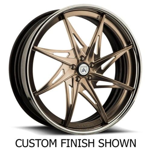 Asanti CX848 22x8.25 -127 to 86 ET 125.1 CB Custom Finish (CX848282004XX)