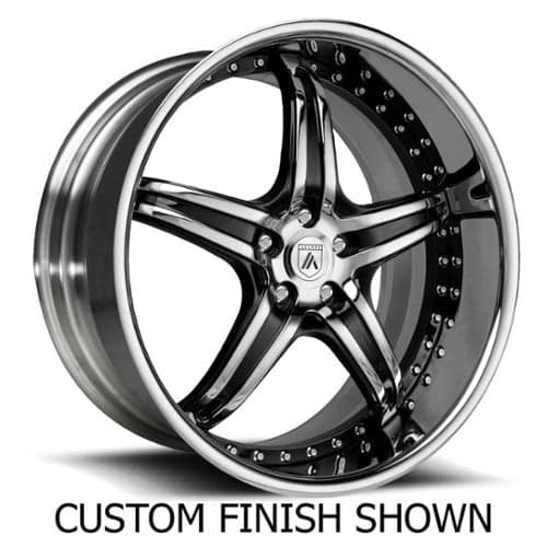 Asanti DA144 20x7 -127 to 86 ET 125.1 CB Custom Finish (DA144207004XX)