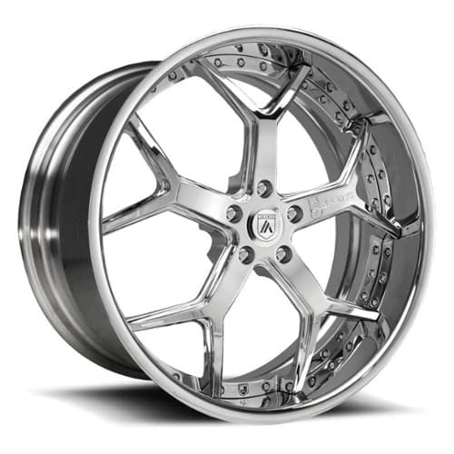 Asanti DA164 20x7 -127 to 86 ET 125.1 CB Custom Finish (DA164207004XX)