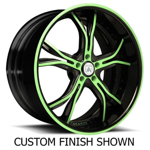 Asanti DA176 20x7 -127 to 86 ET 125.1 CB Custom Finish (DA176207004XX)