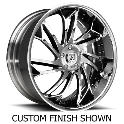 Asanti DA179 20x7 -127 to 86 ET 125.1 CB Custom Finish (DA179207004XX)