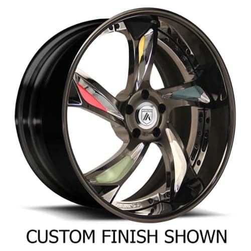 Asanti DA181 20x7 -127 to 86 ET 125.1 CB Custom Finish (DA181207004XX)