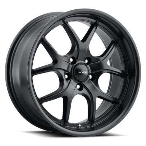 Boze Alloys B1 18x8 5x120.65 6 ET 72.6 CB Satin Black (B118806147SB)