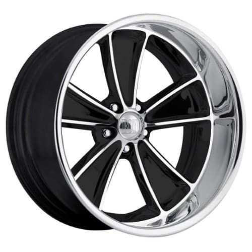 Boyd Coddington Speedster 18x7 5x120.65 0 ET 73.1 CB Gloss Black / Machined Face / Diamond Lip (BC2-876140B)