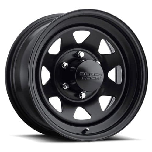 Black Rock 929 Black Jack 15x8 5x127 -13 ET 82.6 CB Matte Black (929585040)