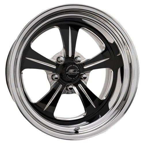 Billet Specialties Fineline 15x15 -50 to 55 ET 73 CB Black (AMCB70515)