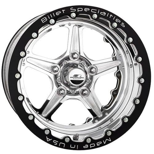 Billet Specialties Street Lite Double Bead Lock 15x12 -63 ET 61 CB Polished (RDB35126140N)