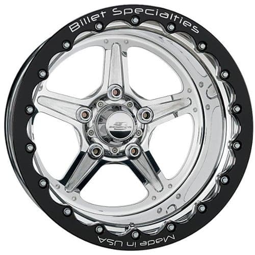 Billet Specialties Street Lite Single Bead Lock 15x12 -76 ET 61 CB Polished (RSB35126135N)