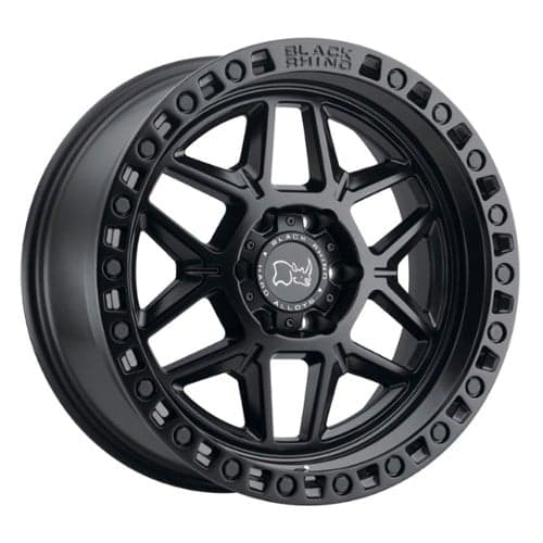 Black Rhino Kelso 17x9 5x127 -18 ET 71.6 CB Matte Black W/Black Bolts (1790KLS-85127M71)