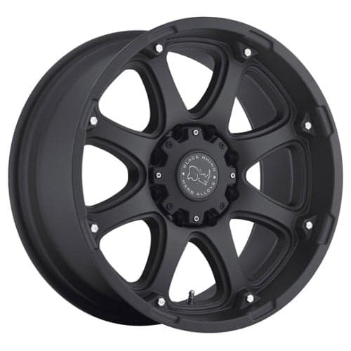 Black Rhino Glamis 17x9 6x135 12 ET 87 CB Matte Black (1790GLA126135M87)