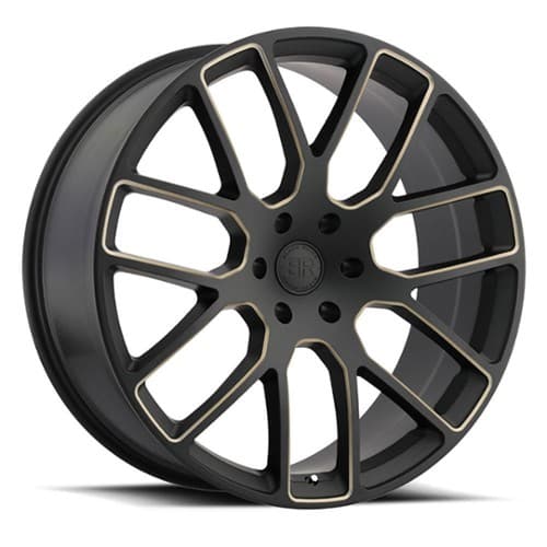 Black Rhino Kunene 22x9.5 6x135 30 ET 87 CB Matte Black with Dark Tint Milled Spokes (2295KUN306135M87)