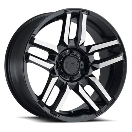 Black Rhino Mesa 20x9 5x127 -18 ET 71.6 CB Matte Black W/Machined Face (2090MSA-85127F71)