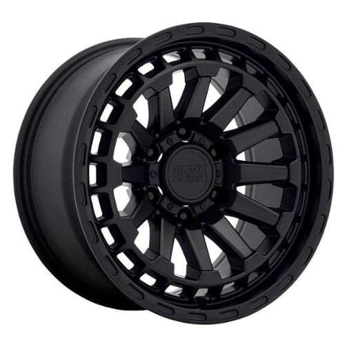 Black Rhino Raid 17x8.5 5x127 -18 ET 71.5 CB Matte Black (1785RAD-85127M71)