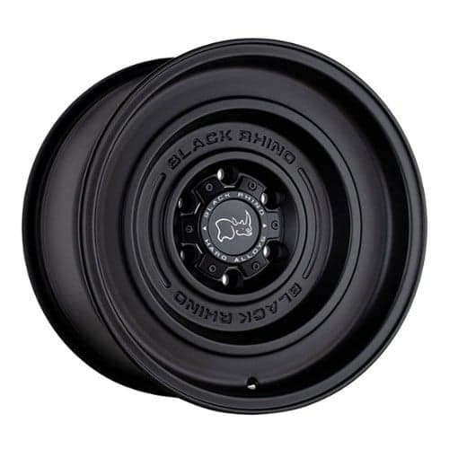 Black Rhino Solid 17x9.5 5x127 -18 ET 71.6 CB Matte Black (1795SLD-85127M71)