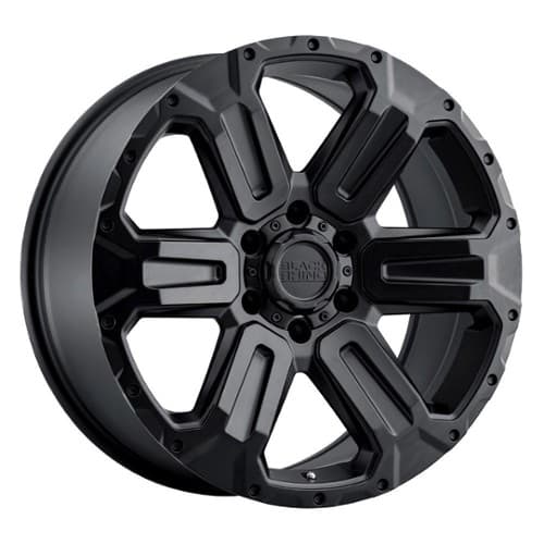 Black Rhino Wanaka 18x9 6x132 35 ET 74.5 CB Matte Black (1890WKA356132M74)