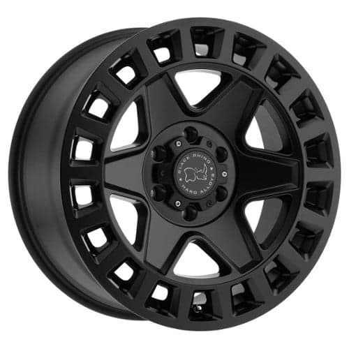 Black Rhino York 17x8 6x130 38 ET 84.1 CB Matte Black (1780YRK386130M84)