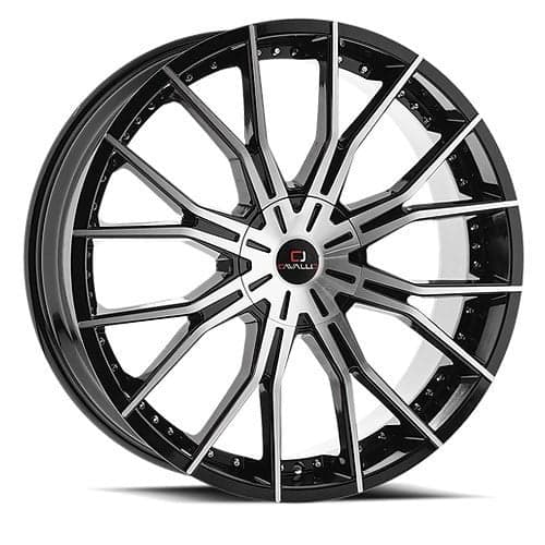 Cavallo CLV-36 26x9.5 5x115/5x139.7 18 ET 78.1 CB Gloss Black Machined (CLV36269551151397+18BM)