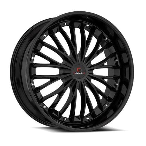 Cavallo CLV-42 24x9 6x135/6x139.7 25 ET 87.1 CB Gloss Black (CLV42249061351397+25GB)