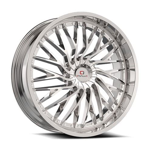 Cavallo CLV-43 24x9 5x115/5x120 18 ET 78.1 CB Chrome (CLV4324905115120+18C)