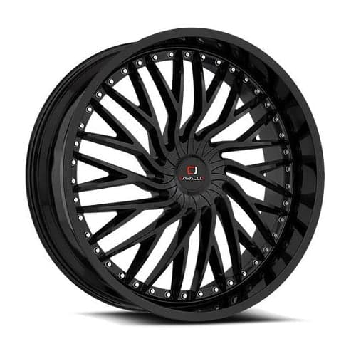 Cavallo CLV-43 22x8.5 5x114.3/5x120 38 ET 74.1 CB Gloss Black (CLV43228551143120+38GB)