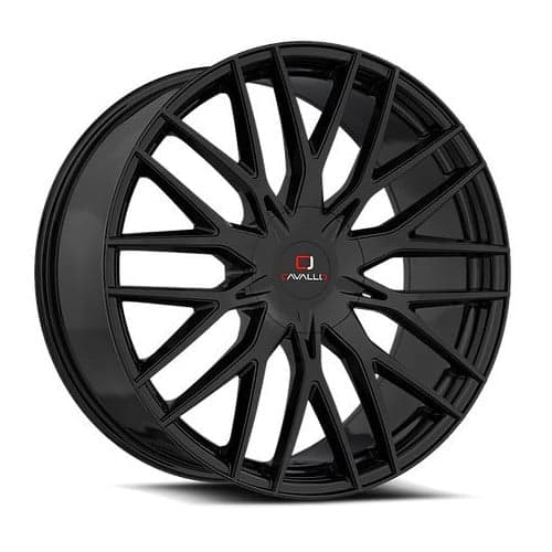 Cavallo CLV-45 24x9 5x115/5x120 18 ET 78.1 CB Gloss Black (CLV4524905115120+18GB)