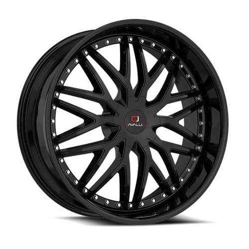 Cavallo CLV-46 22x8.5 5x112/5x114.3 38 ET 74.1 CB Gloss Black (CLV46228551121143+38GB)