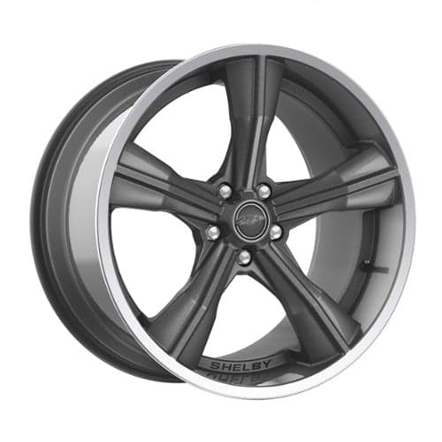 Carroll Shelby CS 11 20x9.5 5x114.3 40 ET 70.7 CB Gunmetal w/Polished Lip (CS11-295530-G)