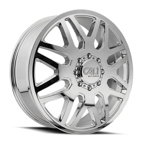 Cali Off-Road Invader Dually Front 9115D 22x8.25 8x165.1 115 ET 121.3 CB Chrome (9115D-22881CF115)