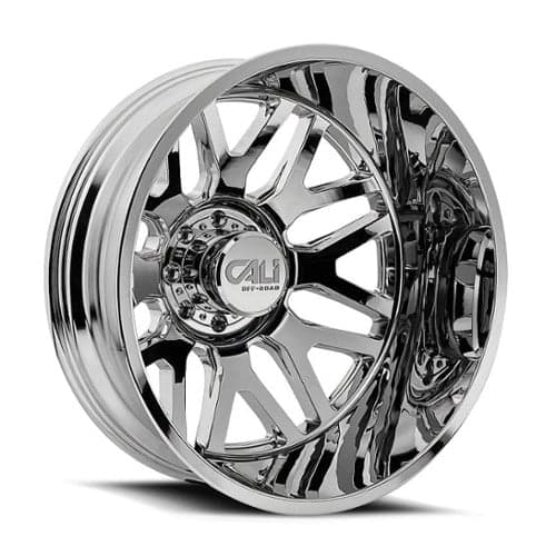 Cali Off-Road Invader Dually Rear 9115D 22x8.25 8x165.1 -232 ET 121.3 CB Chrome (9115D-22881CR232)